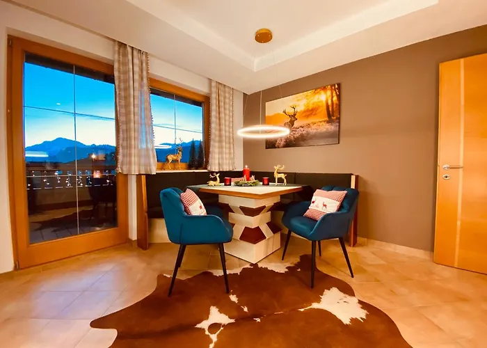 Apartmán Platzhirsch Zillertal Panoramablick Sauna Out